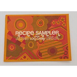Vintage booklet 1960s Recipe Sampler from Log Cabin General Foods